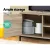 Artiss Entertainment Unit, Pine, 132cm, Oak/Black, Industrial TV Cabinet with Storage Drawers & Shelves