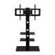 Artiss TV Stand Mount Bracket for 32"-70" TVs, 3 Tier Tempered Glass Shelves, Swivel, Adjustable Height, Black Artiss TV Stand Mount Bracket for 32"-70" TVs, 3 Tier Tempered Glass Shelves, Swivel, Adjustable Height, Black