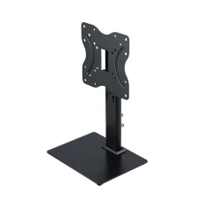 Artiss Universal Swivel TV Stand Bracket for 19-43 Inch TVs - Steel Frame, Tempered Glass Base, Adjustable Height & VESA