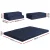 Giselle Bedding Foldable Foam Mattress Double Blue, 4-Fold Portable Floor Mat, High-Density, 197x140cm, Washable Cover Giselle Bedding Foldable Foam Mattress Double Blue, 4-Fold Portable Floor Mat, High-Density, 197x140cm, Washable Cover