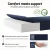 Giselle Bedding Foldable Foam Mattress Double Blue, 4-Fold Portable Floor Mat, High-Density, 197x140cm, Washable Cover Giselle Bedding Foldable Foam Mattress Double Blue, 4-Fold Portable Floor Mat, High-Density, 197x140cm, Washable Cover