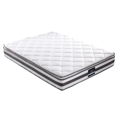 Giselle Bedding 21cm Double Pillow Top Mattress - Medium Firm with Bonnell Spring Core & Breathable Fabric