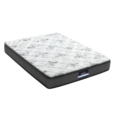 Giselle Bedding 24cm Double Pillow Top Bonnell Spring Mattress - Medium Firm, Luxurious Comfort & Support