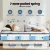 Giselle Bedding Galaxy Series Double Mattress 35cm - 7-Zone Pocket Spring, Gel Memory Foam, Medium Firm, Hypoallergenic