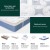 Giselle Bedding 25cm Double Mattress - Euro Top, Bamboo Fabric, Medium Firm, Pocket Spring, Snow Series, 5yr Warranty