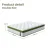 BedStory 30cm Double Hybrid Mattress - Cooling Gel Memory Foam, 5 Zone Pocket Spring, Medium-Firm Support