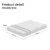 BedStory Double Memory Foam Mattress 20cm | Cooling Gel, Medium Soft, CertiPUR-US & OEKO-TEX Certified, Dual-Sided