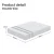 BedStory 25cm Double Memory Foam Mattress - Cooling Gel, Medium Feel, CertiPUR-US & OEKO-TEX Certified, Dual-Sided