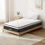 Giselle Bedding 21cm Euro Top King Single Mattress - Medium-Firm Bonnell Spring, Hypoallergenic, Dust Mite Resistant
