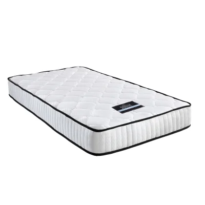 Giselle Bedding 21cm King Single Mattress - Peyton Pocket Spring, Medium Firm, Hypoallergenic, Soft Quilting, 450 Coils