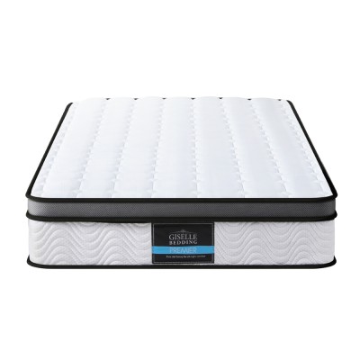 Giselle Bedding Sorrento King Single Mattress 25cm Cool Gel Memory Foam Medium Firm Bonnell Spring Hypoallergenic