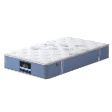 Giselle Bedding Snow Series 25cm King Single Mattress – Medium Firm, Bamboo Euro Top, Pocket Springs, 5-Year Warranty