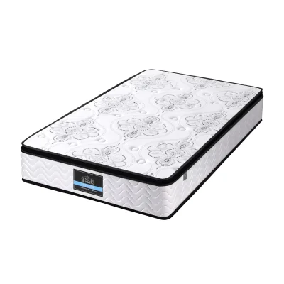 Giselle Bedding Verve Series 30cm Euro Top King Single Mattress, Medium Firm, Pocket Spring, High Density Foam