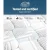 Giselle Bedding Luna Series King Single Mattress, 36cm Cool Gel Memory Foam, 7-Zoned Support, Double-Sided Design