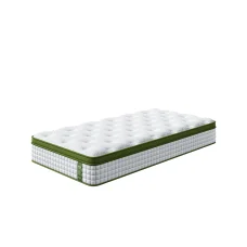 BedStory King Single Hybrid Mattress - 30cm Cooling Gel Memory Foam, 5 Zone Pocket Springs, Medium-Firm Support