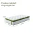 BedStory 34cm King Single Latex Hybrid Mattress - Medium Firm, 5-Zone Pocket Spring for Pressure Relief & Motion Isolation