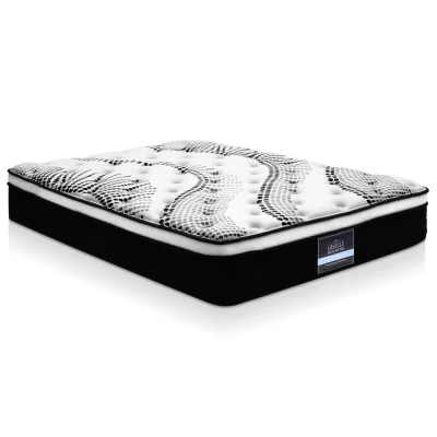 Giselle Bedding 32cm Euro Top King Mattress - Plush High-Density Foam, 5 Zoned Pocket Springs for Ultimate Comfort Giselle Bedding 32cm Euro Top King Mattress - Plush High-Density Foam, 5 Zoned Pocket Springs for Ultimate Comfort