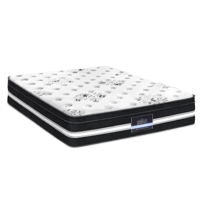 Giselle Bedding 34cm King Mattress Cool Gel Memory Foam Euro Top, Medium Firm, 5-Zone Pocket Spring, Hypo-Allergenic