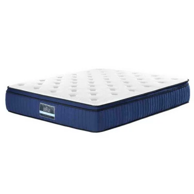 Giselle Bedding Franky Series King Mattress - 34cm Euro Top, Cool Gel Memory Foam, 7-Zone Support, Hypoallergenic Giselle Bedding Franky Series King Mattress - 34cm Euro Top, Cool Gel Memory Foam, 7-Zone Support, Hypoallergenic