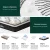 Giselle Bedding Como Series Euro Top Mattress, 32cm Thick, Super King, 5 Zoned Pocket Springs, Medium Firm, Luxury Sleep