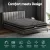 Giselle Bedding Wendell Series King Mattress - 22cm Medium Firm, 5-Zone Pocket Spring, Belgium Knit, Zero Disturbance
