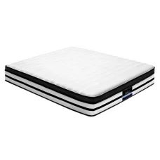 Giselle Bedding Premier Series 27cm King Euro Top Mattress with Pocket Springs & High Density Foam for Luxurious Comfort