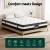 Giselle Bedding Breeze Series King Mattress 30cm Euro Top, Medium-Firm, Pocket Spring, Hypoallergenic, White