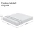 BedStory King Memory Foam Mattress 25cm - Cooling Gel, Medium Feel, Dual-Sided, CertiPUR-US & OEKO-TEX Certified