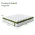 BedStory 34cm King Latex Hybrid Mattress - Medium Firm, 5-Zone Support, Breathable Cover, CertiPUR-US Certified