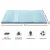 Giselle Bedding Double Memory Foam Mattress Topper - 7-Zone Design, 5cm Thick, Bamboo Cover, Breathable Comfort