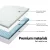 Giselle Bedding Queen Memory Foam Mattress Topper 8cm - 7-Zone Design, Visco Elastic Foam, Bamboo Cover