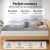 Giselle Bedding 8cm Memory Foam Mattress Topper Single, 7-Zone Graphite, Bamboo Cover, Anti-Skid, Breathable