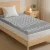 Giselle Bedding 8cm Memory Foam Mattress Topper Single, 7-Zone Graphite, Bamboo Cover, Anti-Skid, Breathable