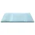 Giselle Bedding Memory Foam Mattress Topper King Single 8cm 7-Zone, Bamboo Cover, Open Cell, Washable, Blue