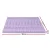 Giselle Bedding King 8cm Memory Foam Topper - Lavender Infused, 7-Zone Support, Bamboo Cover, Egg Crate Design