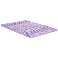 Giselle Bedding Queen 8cm Memory Foam Mattress Topper Lavender Infused Bamboo Cover 7-Zone Support & Airflow Design