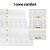 Giselle Bedding Memory Foam Mattress Topper Double 8cm 7-Zone Airflow Pad, Removable Cover, White, 190x137cm Giselle Bedding Memory Foam Mattress Topper Double 8cm 7-Zone Airflow Pad, Removable Cover, White, 190x137cm