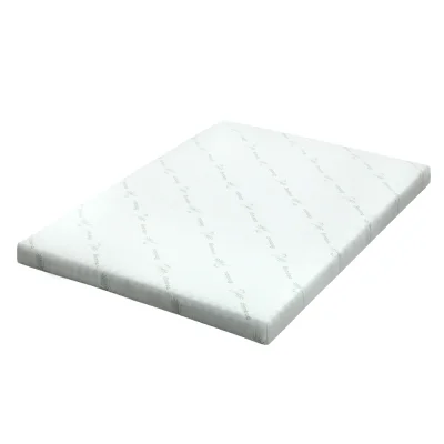 Giselle Bedding King Size 10cm Memory Foam Mattress Topper with Cool Gel & Bamboo Cover for Enhanced Comfort