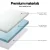 Giselle Bedding King Single Memory Foam Mattress Topper 5cm Cool Gel Bamboo Cover Pressure Relief Breathable