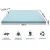 Giselle Bedding Double Memory Foam Mattress Topper 8cm - Cool Gel, Bamboo Cover, High Density for Cooler Sleep