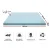 Giselle Bedding 8cm Single Memory Foam Mattress Topper - Cool Gel, Bamboo Cover, Motion Control, Eco-Friendly