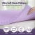 Giselle Bedding 5cm Lavender-Infused Memory Foam King Mattress Topper, Egg Crate Design for Breathable Comfort