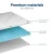 Giselle Bedding 8cm Gel Memory Foam Mattress Topper Double, Egg Crate Bamboo Cover, Pressure Relief, Breathable