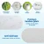Giselle Bedding 12cm Memory Foam Mattress Topper King Single, Cool Gel, Bamboo Cover, Ventilated, Pressure Relief