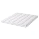 Giselle Bedding King Mattress Topper 10cm Pillowtop Bamboo Microfibre Cover, Hypoallergenic, Diamond Quilted