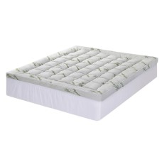 Giselle Bedding 11cm Bamboo Mattress Topper King Size, 1500GSM Plush Pillowtop, Breathable, Machine Washable Giselle Bedding 11cm Bamboo Mattress Topper King Size, 1500GSM Plush Pillowtop, Breathable, Machine Washable
