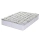 Giselle Bedding Bamboo Mattress Topper Queen 11cm Pillowtop, 1500GSM Hollow Fibre, Breathable, Machine-Washable