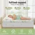 Giselle Bedding Bamboo Mattress Topper Single 11cm Pillowtop, 1500GSM, Breathable, Machine Washable, Anti-Allergy