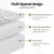 Giselle Bedding Bamboo Mattress Topper Single 11cm Pillowtop, 1500GSM, Breathable, Machine Washable, Anti-Allergy