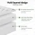 Giselle Bedding Bamboo Pillowtop Mattress Topper King Single - 5cm Thick, 1000GSM, Breathable, Anti-Bacterial, Green